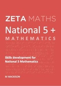 Cover: National 5+ Mathematics - Zeta Maths Publishing