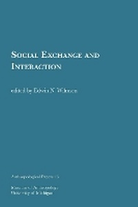 Enlarge image Cover: Social Exchange and Interaction - University of Michigan, Museum of Anthropology, Publications Department