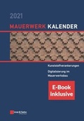 Cover: Mauerwerk-Kalender 2021 - Ernst & Sohn