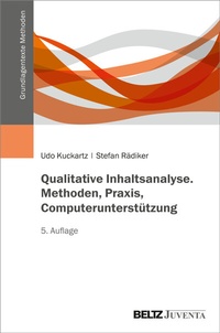 Abbildung von: Qualitative Inhaltsanalyse. Methoden, Praxis, Computerunterstützung - Beltz Juventa