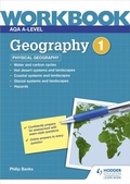 Cover: AQA A-level Geography Workbook 1: Physical Geography - Hodder Education