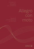 Cover: Allegro con moto - Dike Verlag Z&uuml;rich