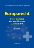 Cover: Europarecht - Dike Verlag Z&uuml;rich