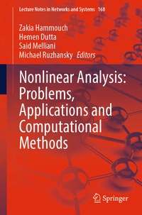 Enlarge image Cover: Nonlinear Analysis: Problems, Applications and Computational Methods - Springer