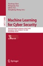 Cover: Machine Learning for Cyber Security - Springer