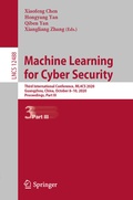 Cover: Machine Learning for Cyber Security - Springer