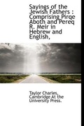 Cover: Sayings of the Jewish Fathers - BiblioLife