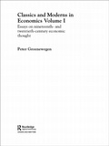 Cover: Classics and Moderns in Economics Volume I - Routledge