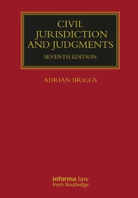 Abbildung von: Civil Jurisdiction and Judgments - Informa Law