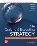 Cover: Crafting and Executing Strategy: Concepts ISE - McGraw-Hill Education