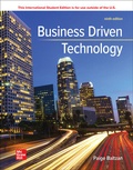 Cover: Business Driven Technology ISE - McGraw-Hill Education