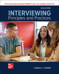 Enlarge image Cover: Interviewing: Principles and Practices ISE - McGraw-Hill Education