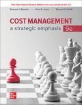 Cover: Cost Management: A Strategic Emphasis ISE - McGraw-Hill Education