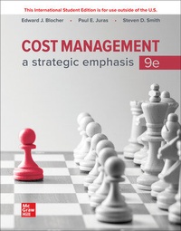 Enlarge image Cover: Cost Management: A Strategic Emphasis ISE - McGraw-Hill Education
