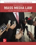 Cover: Mass Media Law ISE - McGraw-Hill Education