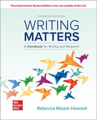 Enlarge image Cover: Writing Matters Comprehensive ISE - McGraw-Hill Education