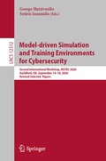 Cover: Model-driven Simulation and Training Environments for Cybersecurity - Springer