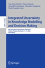 Cover: Integrated Uncertainty in Knowledge Modelling and Decision Making - Springer