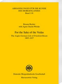 Abbildung von: For the Sake of the Vedas - Harrassowitz Verlag