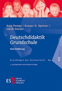 Bild vergrößern Bild: Deutschdidaktik Grundschule - Erich Schmidt Verlag