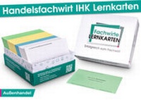 Abbildung von: Handelsfachwirt IHK Lernkarten - Außenhandel - Lernkarten Verlag Inh. David Guttmann