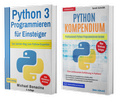 Cover: Python 3 Programmieren f&uuml;r Einsteiger + Python Kompendium (Taschenbuch) - BMU Media Verlag
