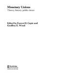Cover: Monetary Unions - Routledge