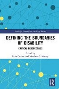 Enlarge image Cover: Defining the Boundaries of Disability - Routledge
