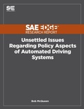 Cover: Unsettled Issues Regarding Policy Aspects of Automated Driving Systems - Sae Edge Research Report