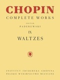 Cover: Waltzes: Chopin Complete Works Vol. IX (Chopin Complete Works 9) - Classical Piano Sheet Music Boo - Pwm