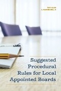 Cover: Suggested Procedural Rules for Local Appointed Boards - School of Government