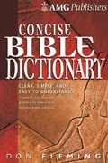 Cover: AMG Concise Bible Dictionary - AMG Publishers