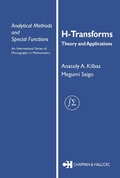 Cover: H-Transforms - CRC Press