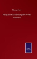 Cover: Reliques of Ancient English Poetry - Salzwasser-Verlag GmbH