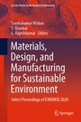 Cover: Materials, Design, and Manufacturing for Sustainable Environment - Springer