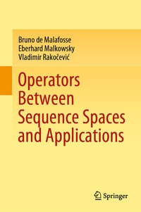 Abbildung von: Operators Between Sequence Spaces and Applications - Springer