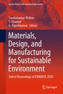 Cover: Materials, Design, and Manufacturing for Sustainable Environment - Springer