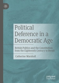 Enlarge image Cover: Political Deference in a Democratic Age - Palgrave Macmillan