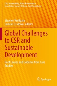 Enlarge image Cover: Global Challenges to CSR and Sustainable Development - Springer