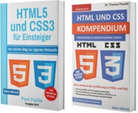 Enlarge image Cover: HTML5 und CSS3 für Einsteiger + HTML und CSS Kompendium (Taschenbuch) - BMU Media Verlag
