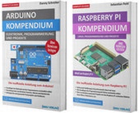 Enlarge image Cover: Arduino Kompendium + Raspberry Pi Kompendium (Hardcover) - BMU Media Verlag