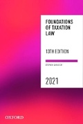 Cover: Foundations of Taxation Law 2021 - OUP Australia and New Zealand