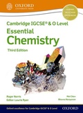 Cover: Cambridge IGCSE (R) & O Level Essential Chemistry: Student Book Third Edition - Oxford University Press