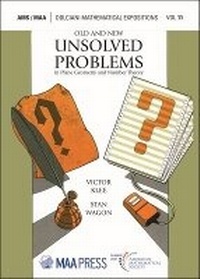 Enlarge image Cover: Old and New Unsolved Problems in Plane Geometry and Number Theory - American Mathematical Society