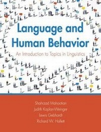 Enlarge image Cover: Language and Human Behavior: An Introduction to Topics in Linguistics - Kendall/Hunt Publishing Co ,U.S.