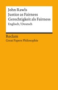 Cover: Justice as Fairness / Gerechtigkeit als Fairness. Englisch/Deutsch - Reclam
