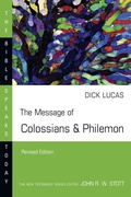 Cover: The Message of Colossians & Philemon - INTERVARSITY PRESS