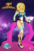 Cover: Stormy Daniels: Space Force #0 - TidalWave Productions