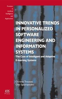 Enlarge image Cover: Innovative Trends in Personalized Software Engineering and Information Systems - IOS Press,US