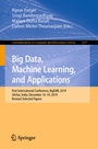 Cover: Big Data, Machine Learning, and Applications - Springer
